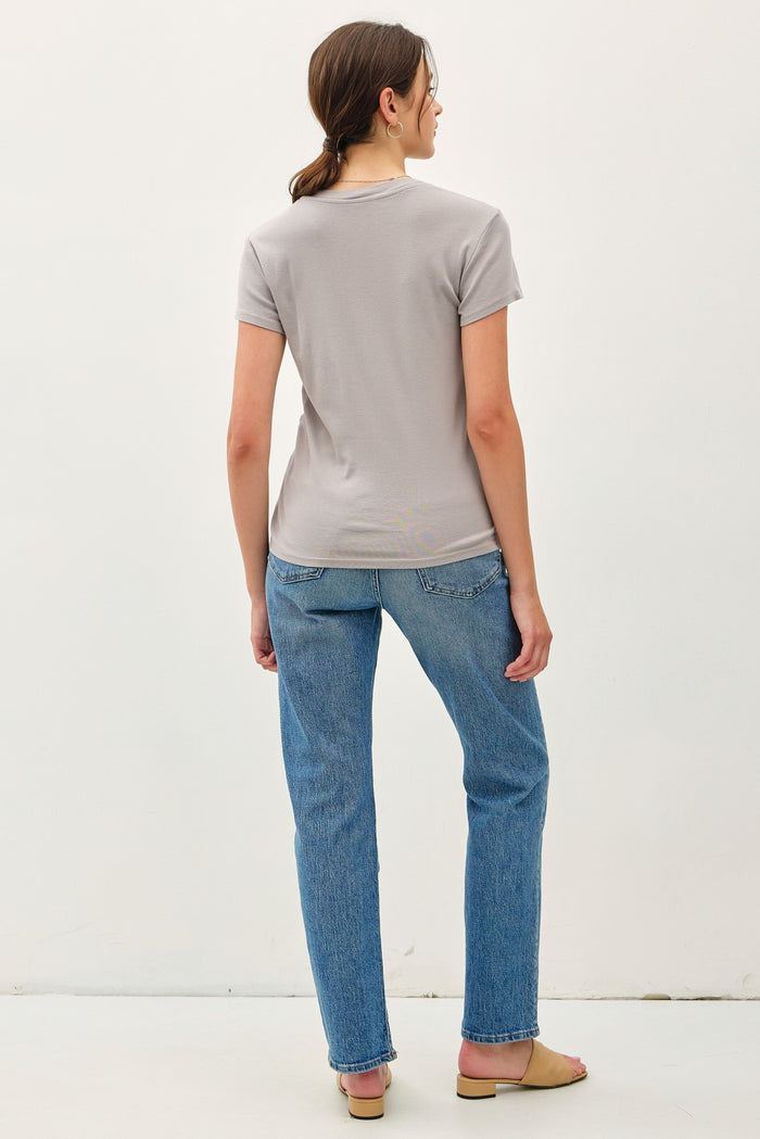 Grey Classic Crewneck T-Shirt