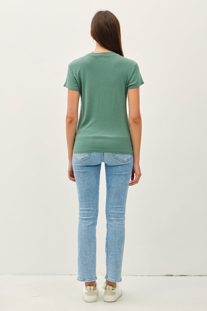 Light Olive Classic Crewneck T-Shirt
