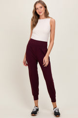 Burgundy Joggers