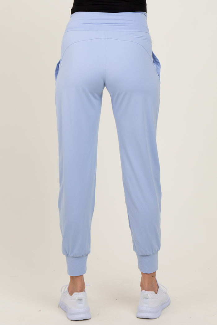 Light Blue Maternity Joggers