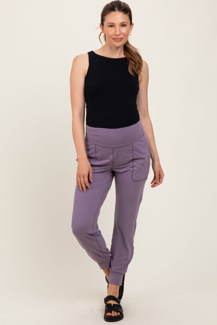 Lavender Maternity Joggers