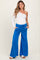 Royal Blue Drawstring Wide Leg Maternity Lounge Pant