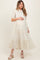 Green Iris Floral Button Maternity Maxi Dress