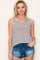 Charcoal Striped Tank Top