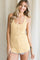 Yellow Button Front Tank Top