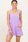 Lavender Racerback Romper Dress