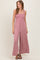 Mauve Sleeveless Wide Leg Jumpsuit