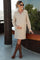 Taupe Chunky Knit Collared Maternity Sweater Dress