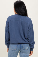 Navy Long Sleeve Sweatshirt