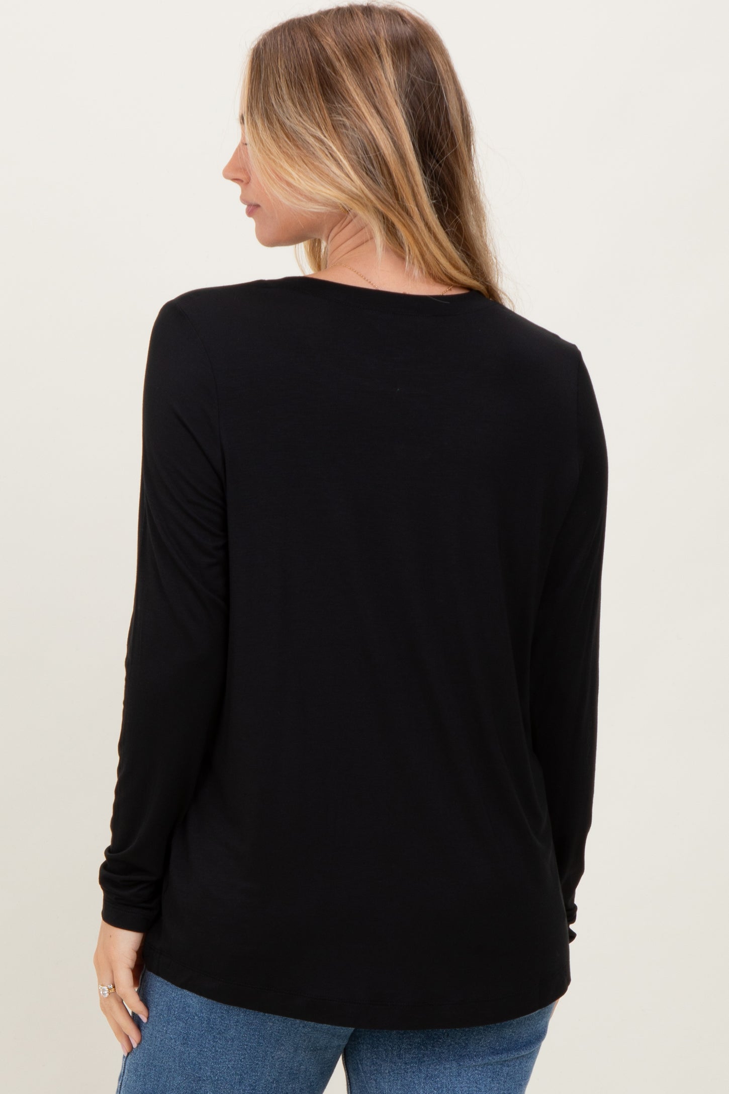Black Long Sleeve Top