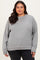 Heather Grey French Terry Vintage Wash Plus Pullover