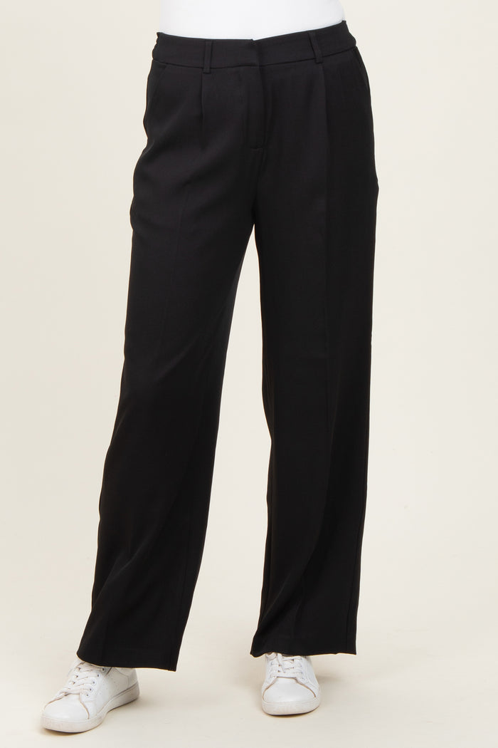 Black Wide Leg Trousers