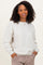 IvoryFleece Crew Neck Relaxed Fit Sweatshirt