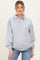 Heather Grey Oversized Polo Maternity Pullover