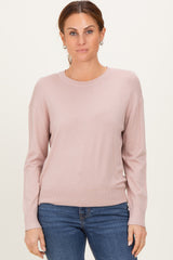 Blush Classic Crew Neck Sweater