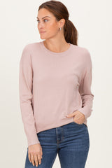Blush Classic Crew Neck Sweater