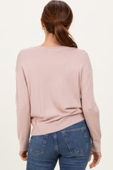 Blush Classic Crew Neck Sweater