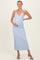 Sky Rib Knit Sleeveless Maternity Maxi Dress