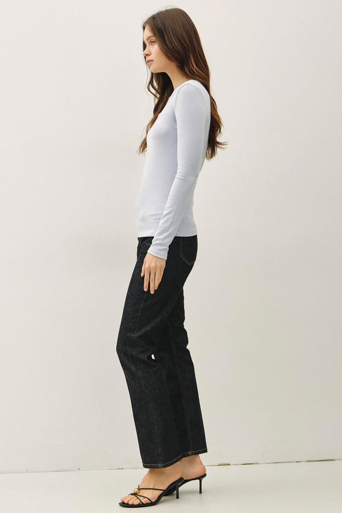 Baby Blue Long Sleeve Top