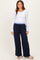 Navy Contrast Waistband Lounge Pants