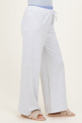 Heather Grey Contrast Waistband Lounge Pants