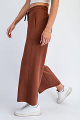 Chestnut Ankle Wide Leg Lounge Pants
