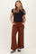 Chestnut Ankle Wide Leg Maternity Lounge Pants