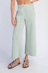 Pistachio Ankle Wide Leg Lounge Pants