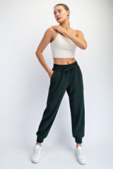 Forest Green Maternity Jogger Pants