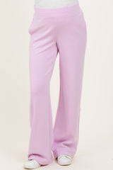 Light Pink Stripe Detail Maternity Lounge Pants