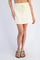 Yellow Drawstring Mini Skort