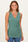 Olive Crossover Ruched Nursing Tank