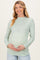 Sage Long Sleeve Floral Print Maternity Top
