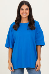 Ocean BlueCotton Oversized Tee