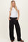 Black Smocked Waist Trousers