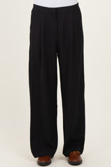 Black Smocked Waist Trousers