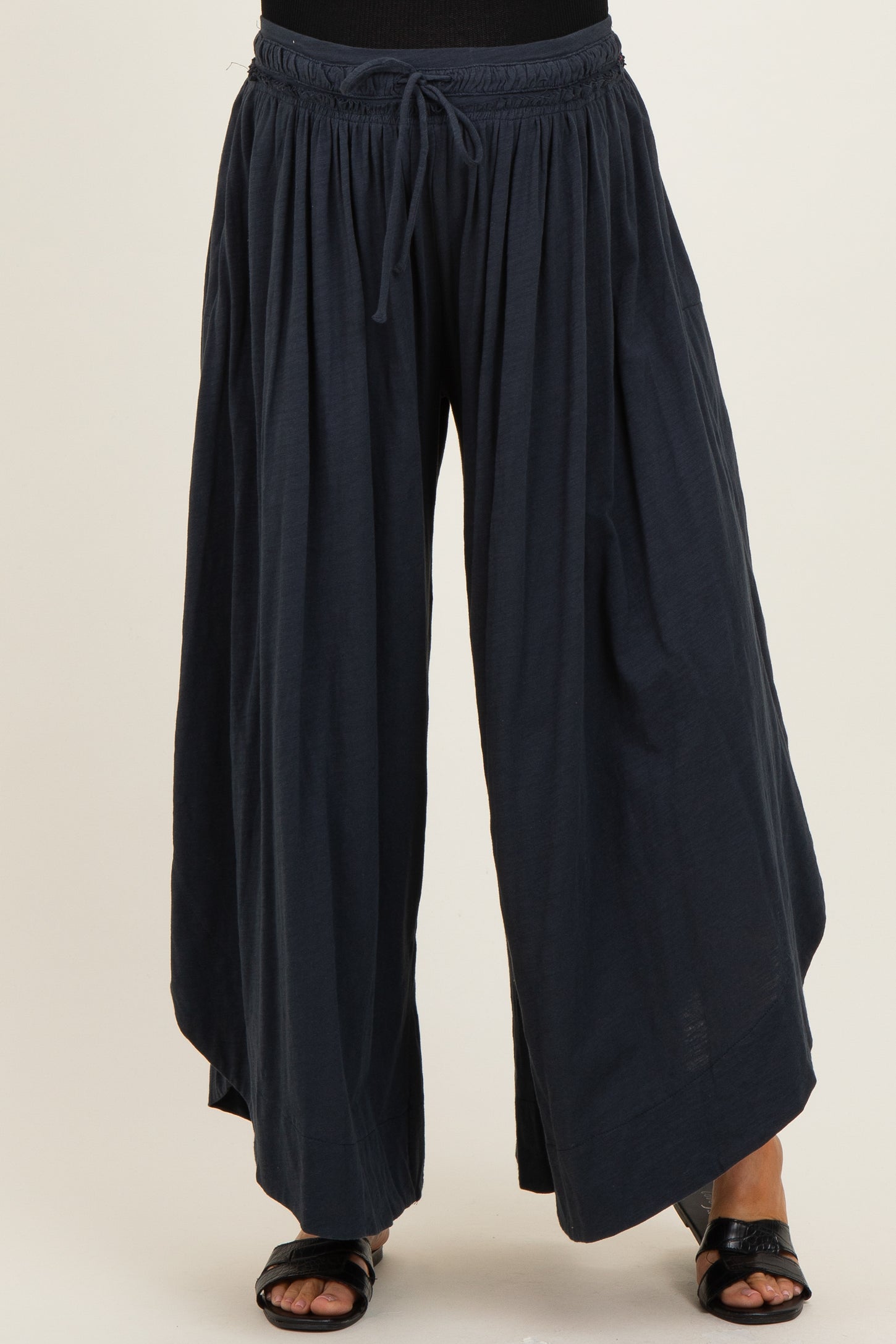 Ash Tulip Hem Super Wide Leg Maternity Pants