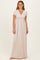 PinkBlush Coco Draped Nursing Maxi Dress