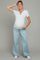 Super Light Maternity Wide Leg Jeans