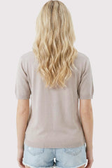 Grey Crew Neck Solid Sweater