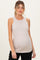 Beige Sleeveless Maternity Nursing Tank Top