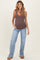Blue Lightly Distressed Maternity Wide Leg Jeans