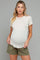 Olive Chino Pocket Maternity Shorts