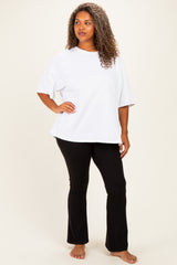 White Plus Cotton Oversized Tunic Tee