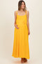 Sunflower Sleeveless Flower Belt Maxi Dress