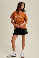 Black Leopard Print Side Stripe Shorts