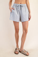 Light Grey Cotton Lounge Short