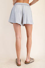 Light Grey Cotton Lounge Short