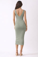 Sea Spray Notch Neckline Tank Dress
