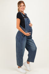 Denim Vintage Wash Maternity Overall